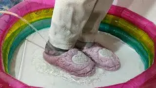 Wet Fluffy Slippers