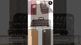Discover The Top 5 Luxury Luggage 🧳 Brands Loved By Celebrities 😎#shorts #luxury