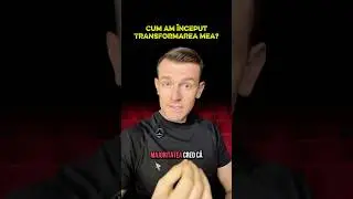 ❓Cum &icirc;ncepi să faci o transformare &icirc;n viața ta? #transformare #schimbare #povesteamea #vladimirleca