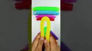 Crunchy DIY Pop Tube ASMR | Satisfying Pop It Tube & Fidget Sounds #PopTubeReview #FidgetTube
