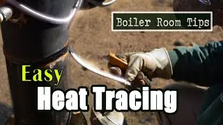 Easy Electric Heat Trace for Pipe Freeze Protection - Boiler Room Tip