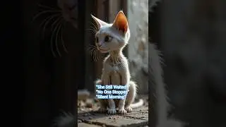 She Waited Again' A Silent White Cat&rsquo;s Heartbreaking Morning | Emotional Short #shorts #ai #trending