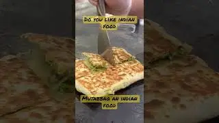 Do you like Indian Food? Try this Mutabbaq it yummy #shorts #indianfood