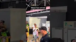 Messi and his family has arrived for Inter Miami presentation #messi #leo #intermiami