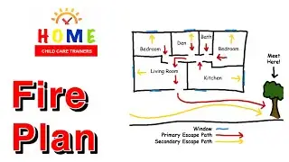 FIRE PLAN HOME CHILD CARE 🏡