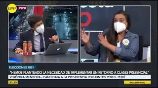 Verónika Mendoza: “la campaña electoral recién empieza”
