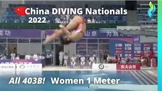 2022 All 403B Women 1 Meter China Nationals - 1 Meter Diving