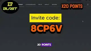 GET BLAST INVITE CODE NOW! Х20 rewards 🚀 INVITE CODE BLAST AIRDROP! HURRY UP TO PARTICIPATE