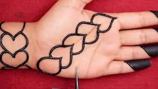 Most Easy mehndi design - simple beautiful mehndi design | mehendi design | mehndi 2026