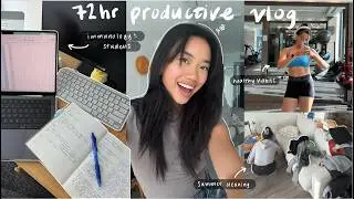 study vlog🎧 *summer school days* productive 72 hrs studying medical immunology  ☀️📚