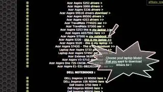 Acer Aspire 5750G Download drivers for free guide