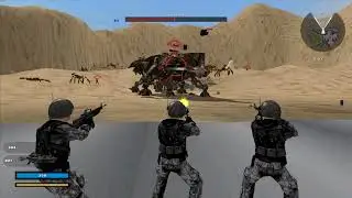 Star Wars Battlefront 2 (2005) - Starship Troopers Whiskey Outpost gameplay
