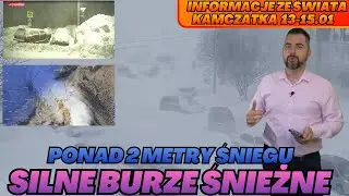 Ekstremalne śnieżyce na Kamczatce! Zawieje, zamiecie i ponad 2 metry śniegu 13-15.1.26