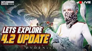 BGMI LIVE | HARDCORE RANKPUSH 4.2 UPDATE | ZYDENisLIVE #bgmi #shortfeed #shortslivestream