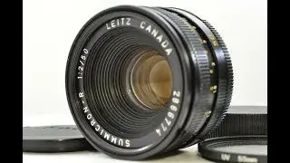 Recommended film camera lens collection Leica Leitz CANADA SUMMICRON-R 50mm f/2 MF Lens