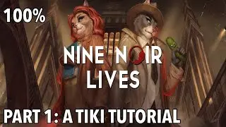Nine Noir Lives 100% Walkthrough  Part 1: A Tiki Tutorial + All Achievements