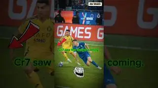 Ronaldo Outsmarts Defender with Brilliant Jump Skill! ⚡🔥#cr7 #ronaldo #cristianoronaldo