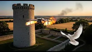 Donnington Castle 🏰 Stunning 4K Drone Cinematic 052
