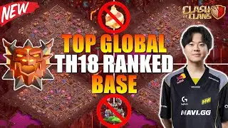 NEW BEST-10 TH18 LEGEND WAR BASE COPY LINK | TH18 ANTI METEOR GOLEM FIREBALL | CLASH OF CLANS LAYOUT