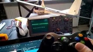 RC Plane controlled by Arduino and Xbox 360 controller
