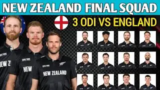 New Zealand VS England ODI Series 2025 | New Zealand ODI Squad | NZ Squad Against ENG 2025