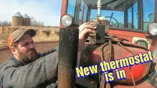 Completing Thermostat on Farmall 806/Insulating Garage Door/Tie Stall Repair