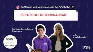 [LIVE ISCPA] Mathis nous parle de ses &eacute;tudes en Bachelor Journalisme &agrave; L'ISCPA Paris