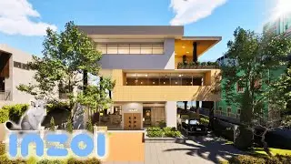inZOI | Three Story Modern House | Bliss Bay | speed build | Early Access😺