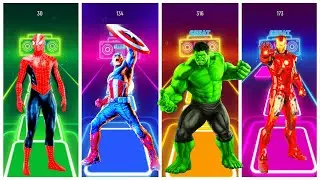 Avangers capitan america halk iron man spiderman 2