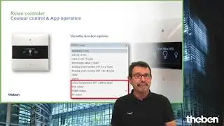 Video tutorial Color light control via App? Yes, with Theben iON 108 KNX room controller!