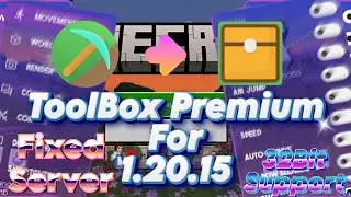 TOOLBOX Premium for MCPE 1.20.30 With 32Bit Support and Fixed Server Problem | Infinite Time