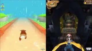 Temple Dog Run vs Temple Run magic Gems