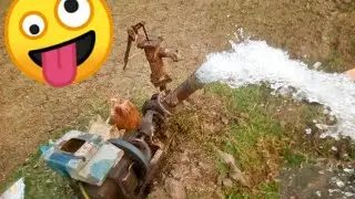 mechanism water pump starring dieail full power engine big boy started new system amazing village24