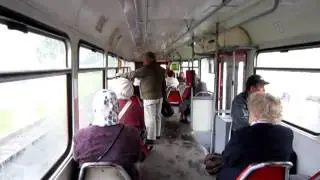 Romania:  On board a Tatra T4 tram in Arad