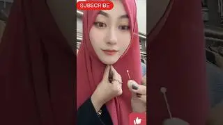 How to use Hijab Pin instead of a Safety Pin ll Easy Hijab ll College Hijab