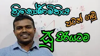 grade 11 mathematics | thrikonamithiya |  | sin cos tan sinhala | ත්&zwj;රිකෝණමිතිය o/l | udara maths