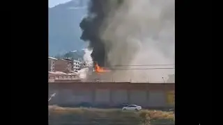 Cusco: Se registr&oacute; incendio al interior de penal de Quencoro