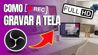 COMO GRAVAR A TELA DO COMPUTADOR usando OBS STUDIO