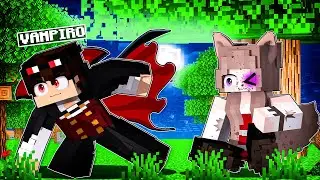 VIREI um VAMPIRO e SALVEI a GAROTA LOBA no Minecraft!