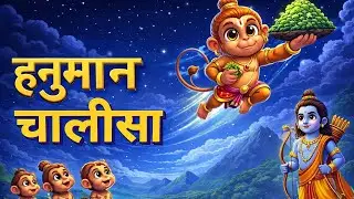 Hanuman Chalisa for Kids | Bal Hanuman Cartoon | Kids Devotional Bhajan