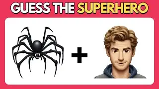 Guess The Superhero By Emoji | Marvel & DC Superhero Emoji Quiz🦸🏻