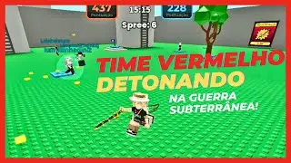 TIME VERMELHO DETONANDO NA GUERRA SUBTERRÂNEA -  Roblox The Underground War  #ROBLOX  #ROBLOXBRASIL