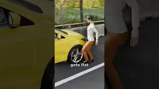 If Your Car Tire Goes Flat - What to Do? 🚗🔧 #3danimation #cartips #shortsfeed #slick3d #tirechange