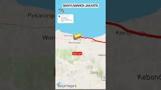 Rute Perjalanan Banyuwangi ke Jakarta Lengkap dengan Jarak  dan Waktu Tempuh  #map #rute #trip #tour