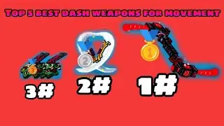 Top 5 Best Dash Melee weapons for Movement | Pixel Gun 3d (October 2022)