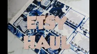 ETSY HAUL FT SCRIBBLEPRINTSCO GLAMPLANNER PLANNERGEMS