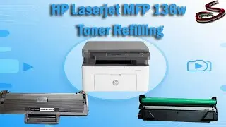 HP Toner 110A W1112A Refilling | HP Laserjet MFP 136w Printer Cartridge Refilling