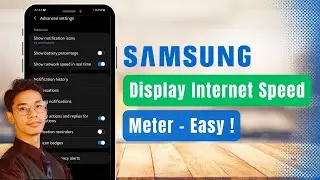 Samsung Internet Speed Meter