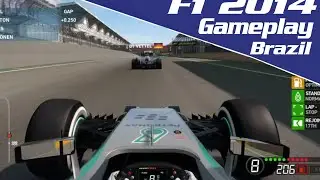 F1 2014 Full Game Exclusive Gameplay:- Brazilian Grand Prix 3 Laps | Legend AI