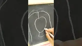 5 se girl face drawing #shortvideo #shots #drawing #supportme